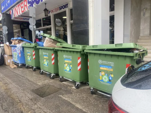 Πάτρα: «Σκουπιδίλα και κατσαρίδα» σε παράνομους κάδους απορριμμάτων ΦΩΤΟ