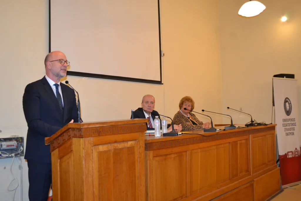 Στην «Παναθηναϊκή» Πάτρας ο Πρέσβης - Διδάκτωρ Φιλοσοφίας και Ιστορίας Δ.Παπανδρέου ΦΩΤΟ