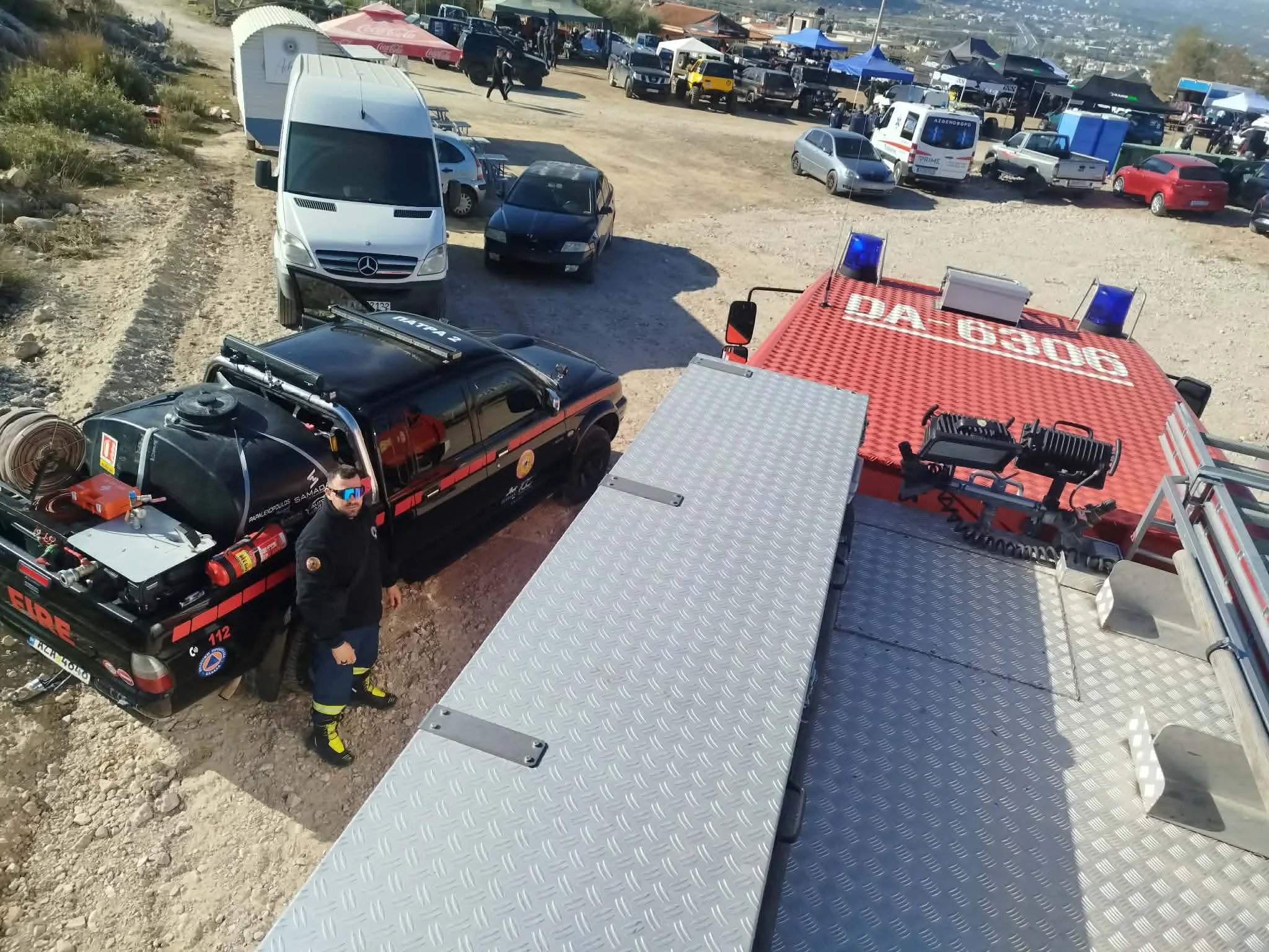 Το Σωματείο Εθελοντών Πυροσβεστών Αχαΐας στη διοργάνωση της Λέσχης 4×4 Πάτρας ΦΩΤΟ