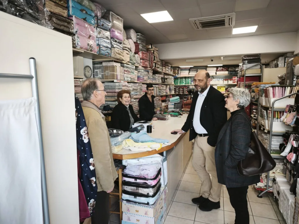 Κάτω Αχαΐα: Περιοδεία Φωτήλα - Αμεση επαφή με επαγγελματείς, κόσμο και κομματικά στελέχη ΦΩΤΟ