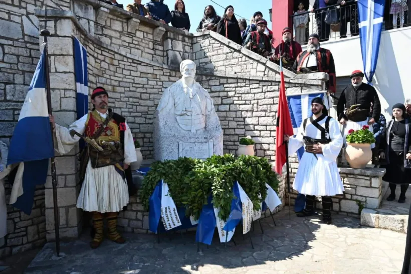 Η επετειακή εκδήλωση για τον πρώτο επαναστάτη του 1821 Νικόλαο Σολιώτη, στην Κουλούρα Αιγίου ΦΩΤΟ