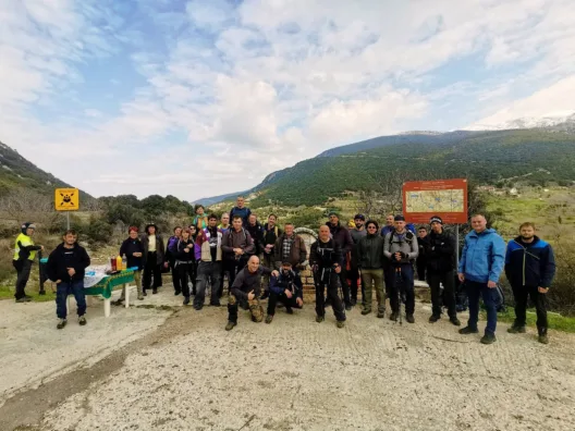 Επετειακή πεζοπορία στο Μονοπάτι του Παλαιών Πατρών Γερμανού, από τους Ορειβατικούς Πάτρας και Αιγίου ΦΩΤΟ