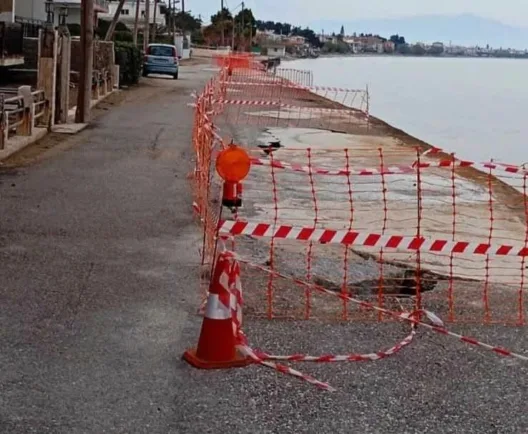 Αχαΐα: Εργο 1 εκατ. ευρώ σε παραλία λόγω υπερδιάβρωσης της ακτής