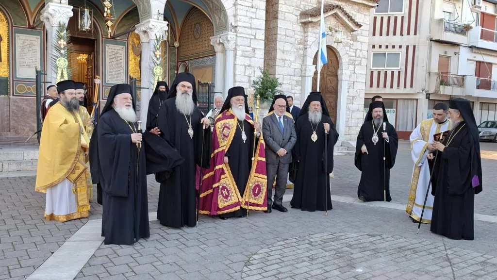 Μεσολόγγι: Η υποδοχή του Λαβάρου της Αγίας Λαύρας στον Αγιο Σπυρίδωνα - Ιστορική γέφυρα μνήμης ΦΩΤΟ 8 Μεσολόγγι: Η υποδοχή του Λαβάρου της Αγίας Λαύρας στον Αγιο Σπυρίδωνα - Ιστορική γέφυρα μνήμης ΦΩΤΟ