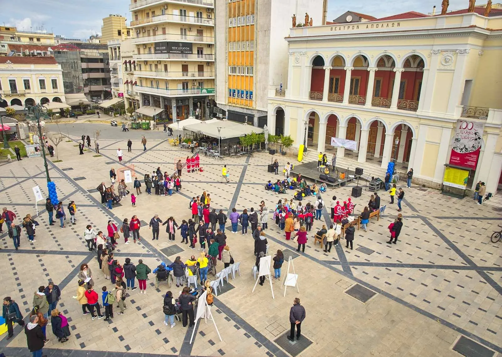 «Η Μέριμνα» για την Παγκόσμια Ημέρα Συνδρόμου Down, στην Πλατεία Γεωργίου ΦΩΤΟ