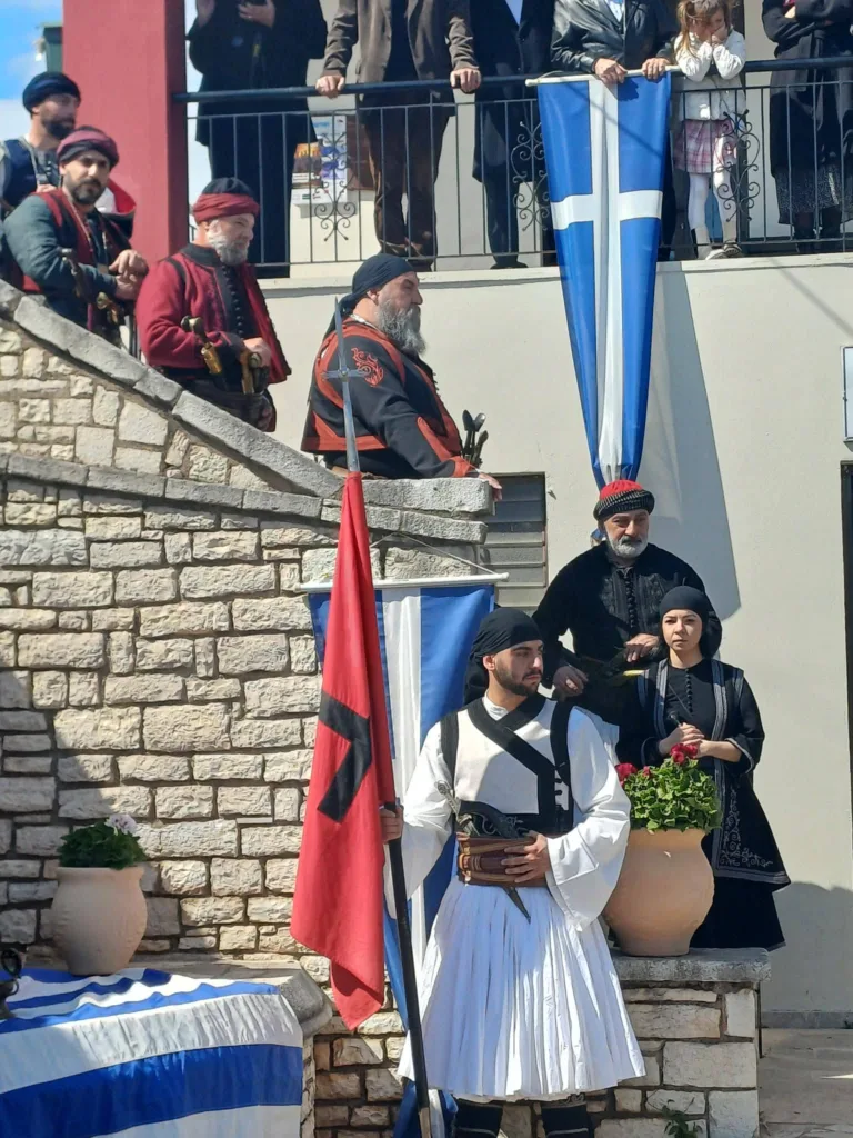 Η επετειακή εκδήλωση για τον πρώτο επαναστάτη του 1821 Νικόλαο Σολιώτη, στην Κουλούρα Αιγίου ΦΩΤΟ