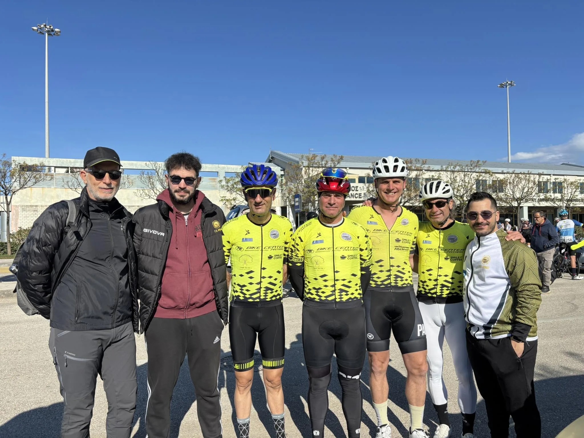 Η τετράδα των αθλητών του Συλλόγου Δύμης στον «48ο Ποδηλατικό Γύρο Θυσίας»