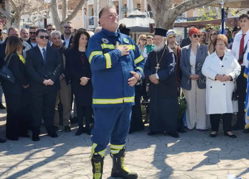 Η ΣΕΔΙΠ Δυτικής Αχαΐας με Πυροσβεστικό όχημα για τους αγώνες του Έθνους ΦΩΤΟ