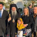 Με την κόρη της Αρχαία Ελληνίδα η Χριστίνα Αλεξοπούλου στην Πάτρα ΒΙΝΤΕΟ-ΦΩΤΟ