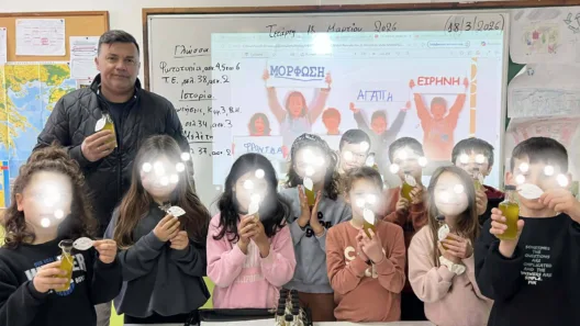 «Μας βγήκε το λάδι» από το 1ο Δημοτικό Σχολείο Ακράτας ΦΩΤΟ