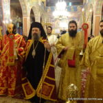 Ο Μητροπολίτης Χρυσόστομος στους Χαιρετισμούς, στον Αγιο Ελευθέριο Πατρών