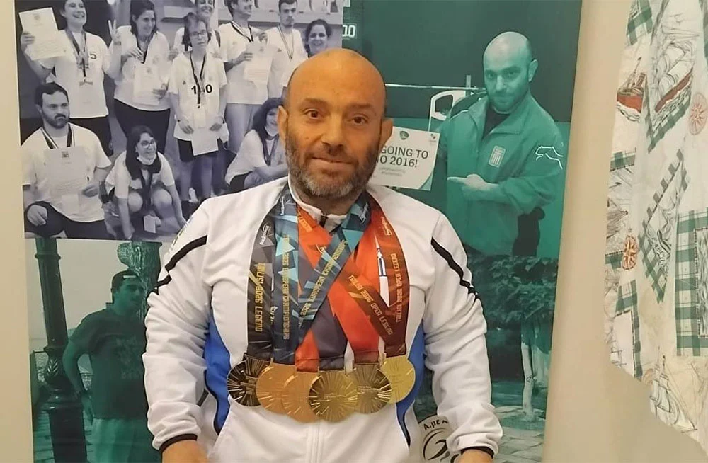 Πάτρα: Επέστρεψε με 6 μετάλλια ο παραολυµπιονίκης Ν.Γκουντάνης – Το χρυσό αφιερωμένο στον Αγιο Παΐσιο