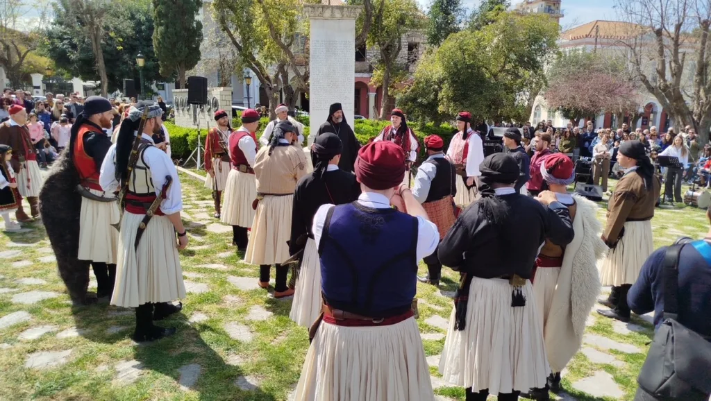 Ο Μητροπολίτης Χρυσόστομος για την αναπαράσταση της ορκωμοσίας από τον Παλαιών Πατρών Γερμανό ΦΩΤΟ