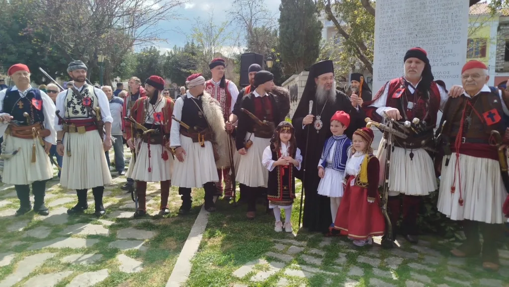 Ο Μητροπολίτης Χρυσόστομος για την αναπαράσταση της ορκωμοσίας από τον Παλαιών Πατρών Γερμανό ΦΩΤΟ