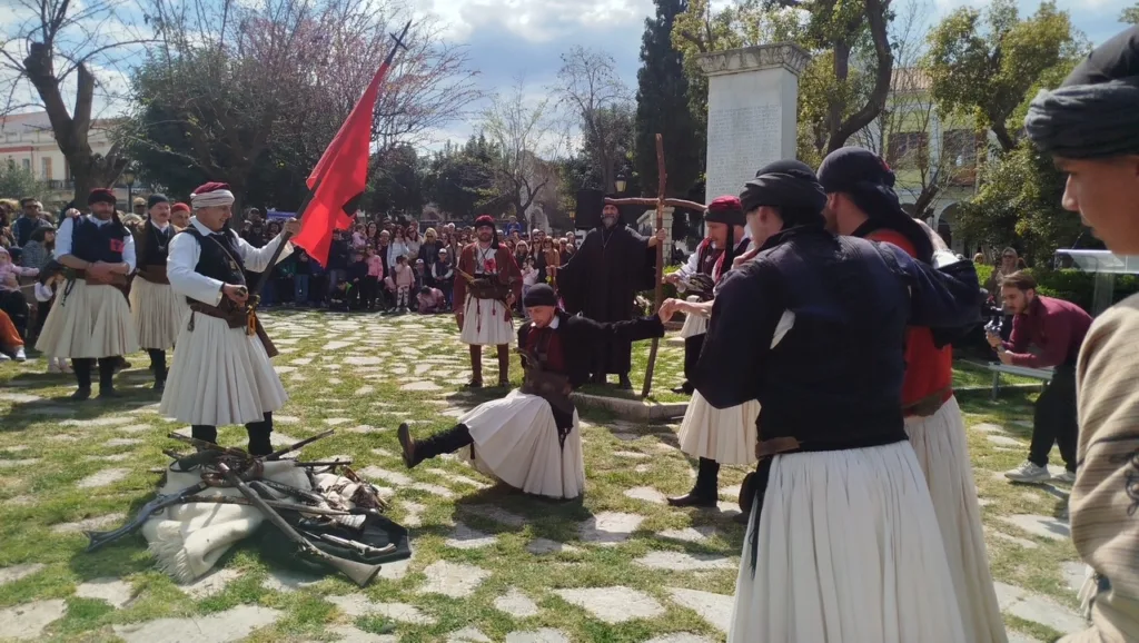 Ο Μητροπολίτης Χρυσόστομος για την αναπαράσταση της ορκωμοσίας από τον Παλαιών Πατρών Γερμανό ΦΩΤΟ