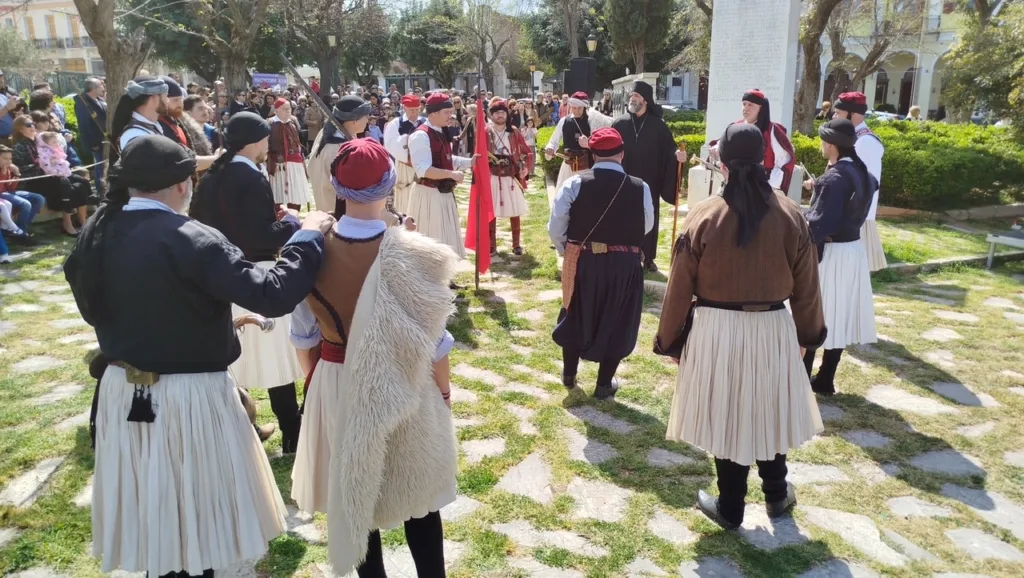 Ο Μητροπολίτης Χρυσόστομος για την αναπαράσταση της ορκωμοσίας από τον Παλαιών Πατρών Γερμανό ΦΩΤΟ