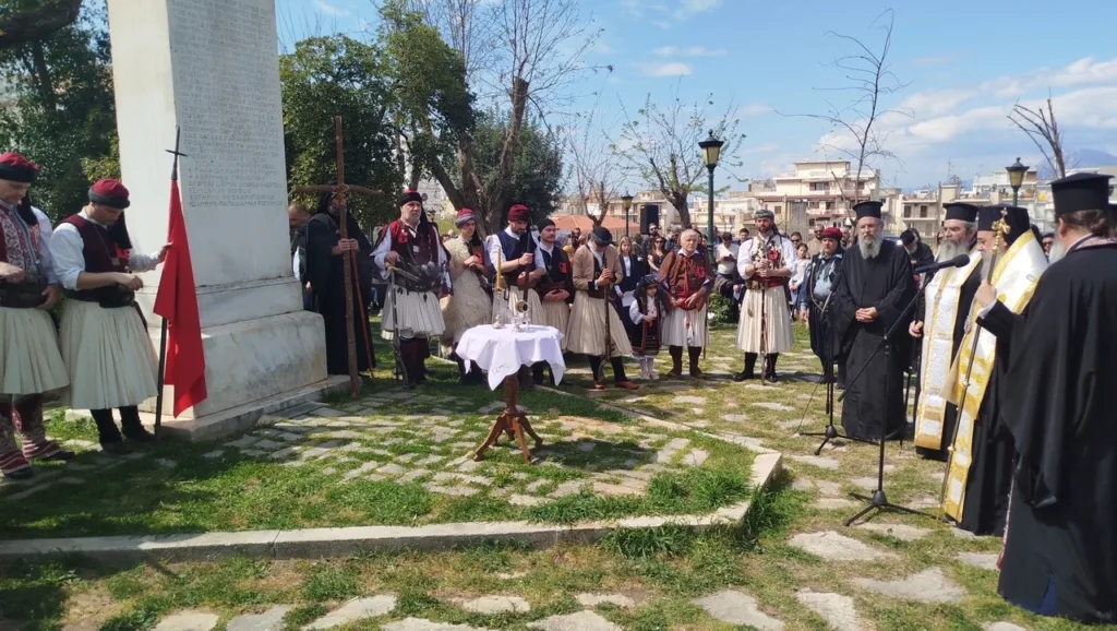 Ο Μητροπολίτης Χρυσόστομος για την αναπαράσταση της ορκωμοσίας από τον Παλαιών Πατρών Γερμανό ΦΩΤΟ