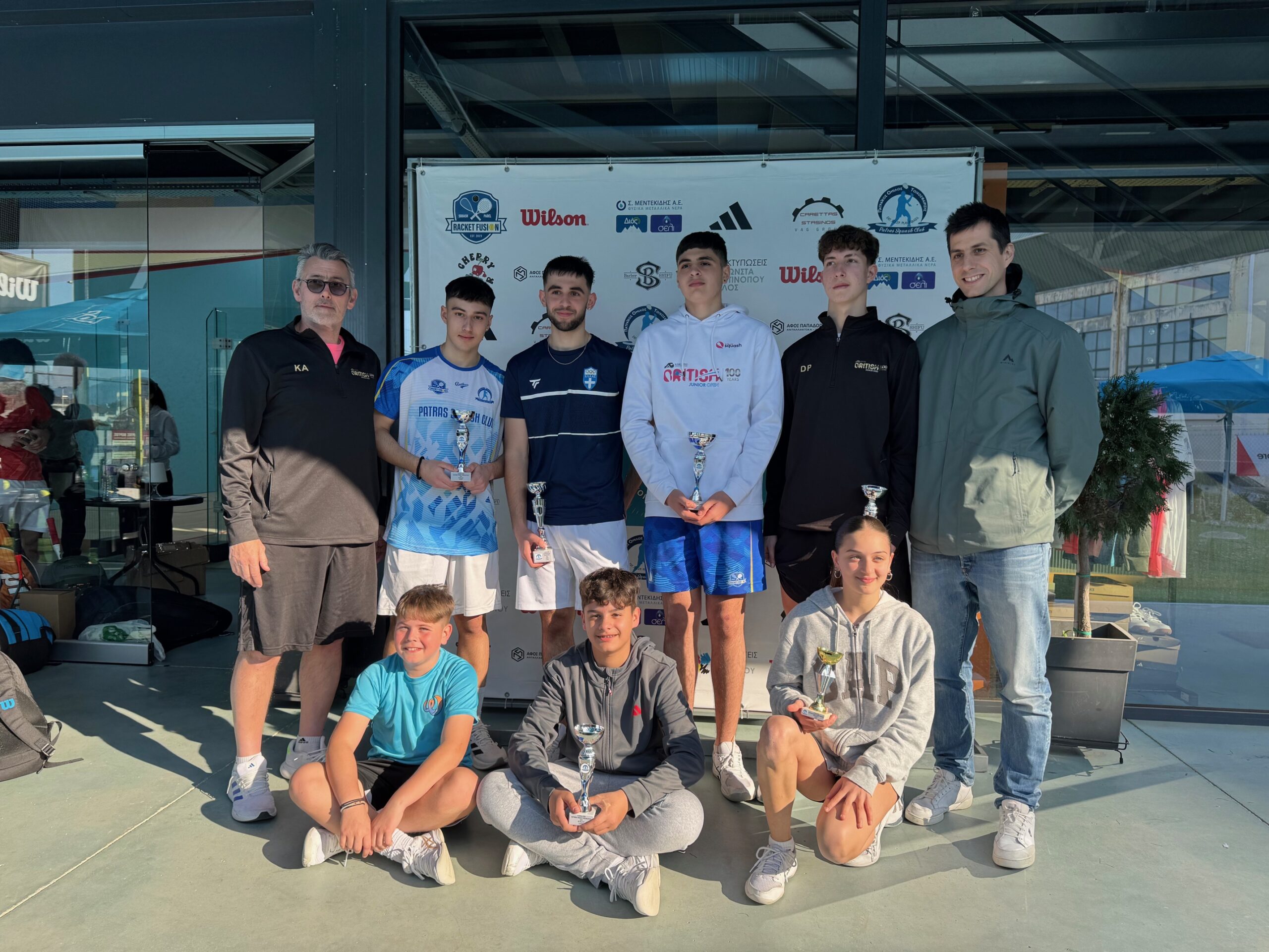 Το 2ο Εθνικό πρωτάθλημα Squash από τον Πατραικό Όμιλο Τοιχοσφαίρησης 4 Το 2ο Εθνικό πρωτάθλημα Squash από τον Πατραικό Όμιλο Τοιχοσφαίρησης
