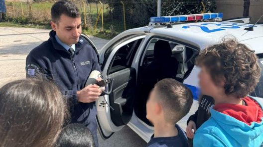 Μαθητές του Λεοντίου γνώρισαν το επάγγελμα του Αστυνομικού ΦΩΤΟ