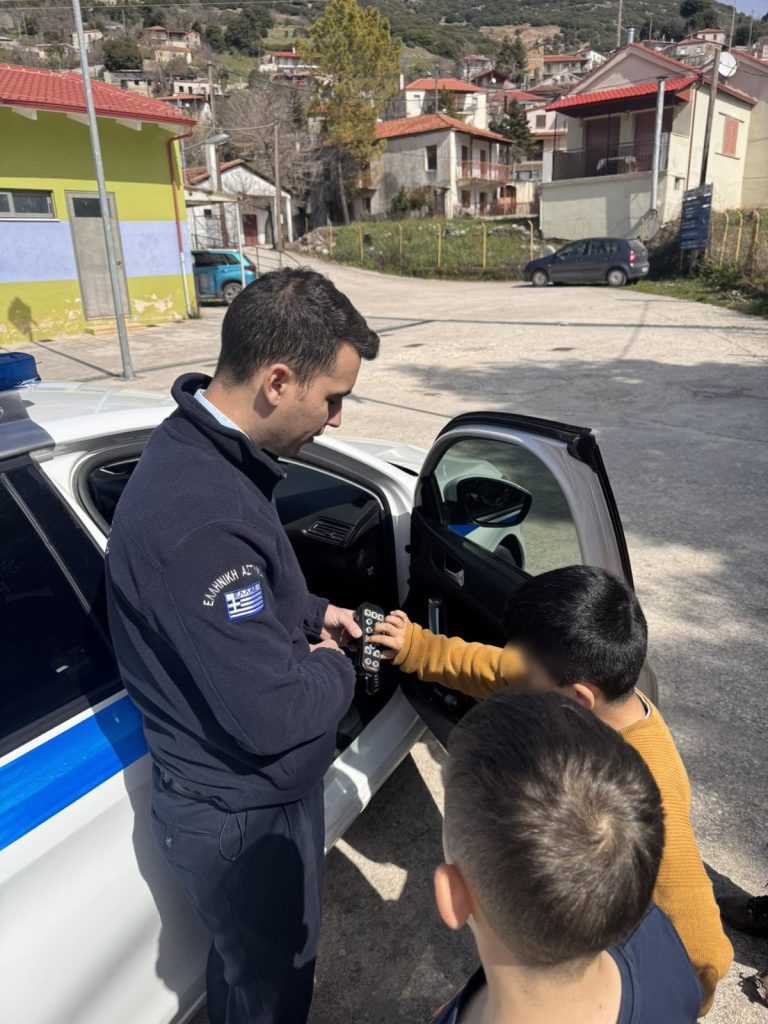 Μαθητές του Λεοντίου γνώρισαν το επάγγελμα του Αστυνομικού ΦΩΤΟ