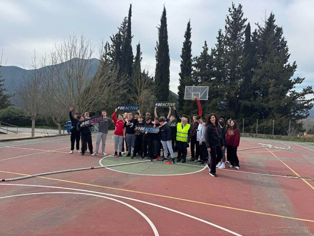 Το άθλημα της διελκυστίνδας στο Γυμνάσιο Κλειτορίας ΒΙΝΤΕΟ - ΦΩΤΟ