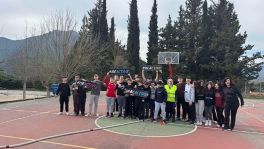 Το άθλημα της διελκυστίνδας στο Γυμνάσιο Κλειτορίας ΒΙΝΤΕΟ - ΦΩΤΟ