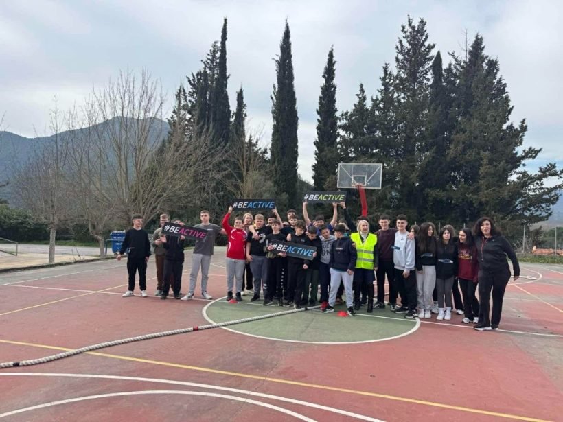 Το άθλημα της διελκυστίνδας στο Γυμνάσιο Κλειτορίας ΒΙΝΤΕΟ - ΦΩΤΟ