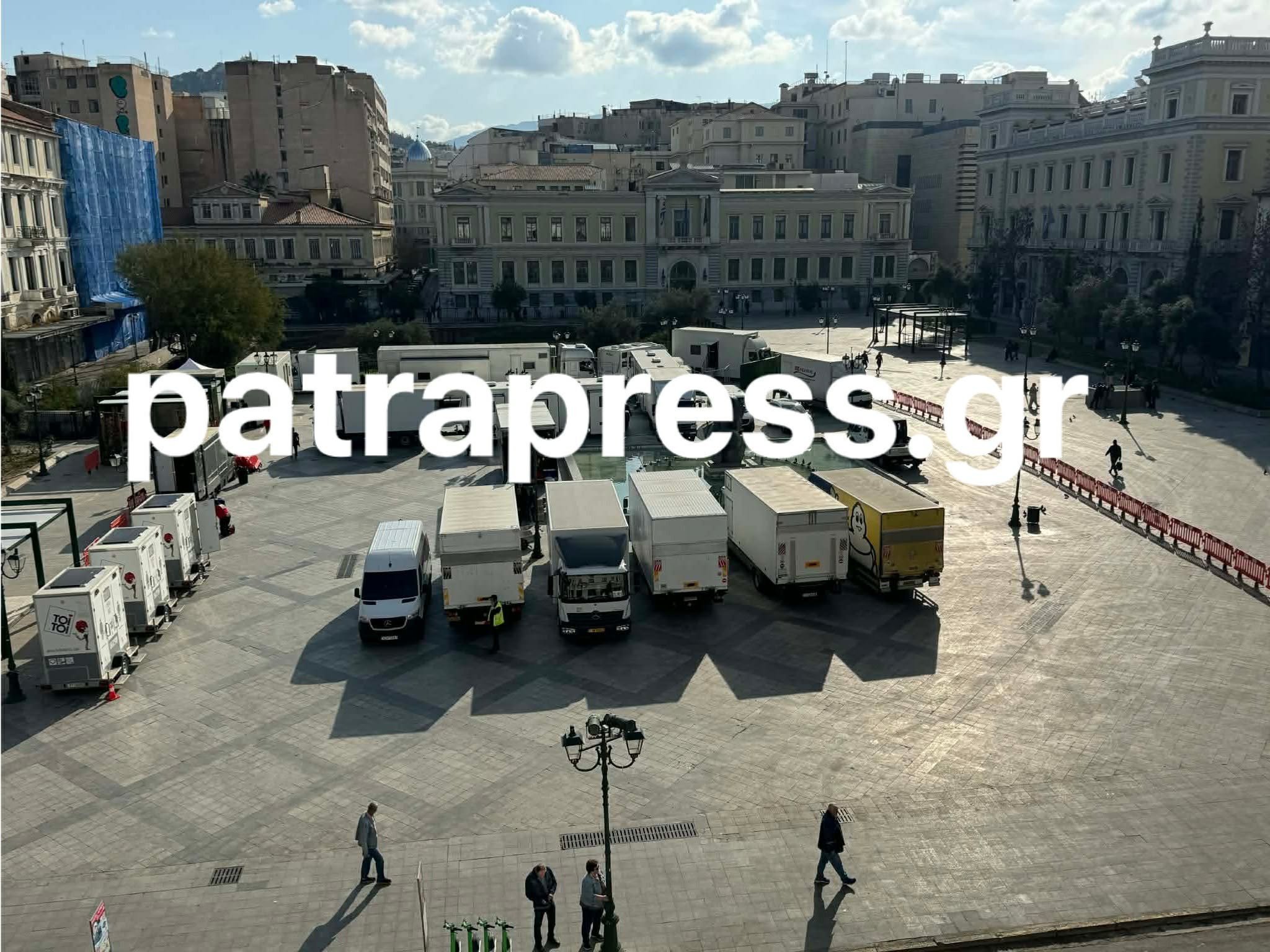 Πλατεία Κοτζιά αλα Χόλιγουντ για τον Μπραντ Πιτ - Πού θα γίνουν τα γυρίσματα της ταινίας «The Riders» ΑΠΟΚΛΕΙΣΤΙΚΕΣ ΦΩΤΟ - ΒΙΝΤΕΟ