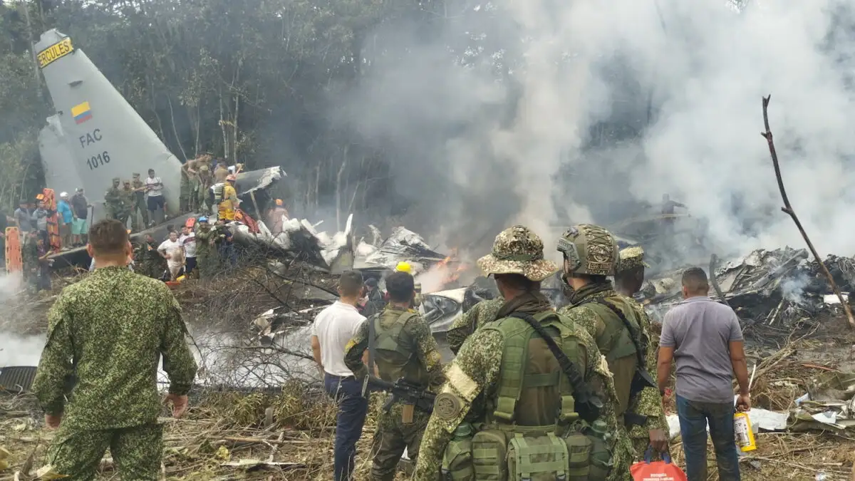 Κολομβία: Πάνω από 60 νεκροί σε συντριβή αεροσκάφους ΒΙΝΤΕΟ