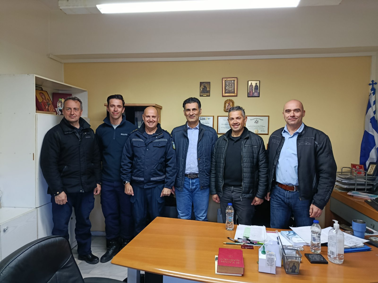 Συναντήσεις της Ένωσης Αστυνομικών Αχαΐας στην Αιγιάλεια για την ενίσχυση της αστυνόμευσης ΦΩΤΟ