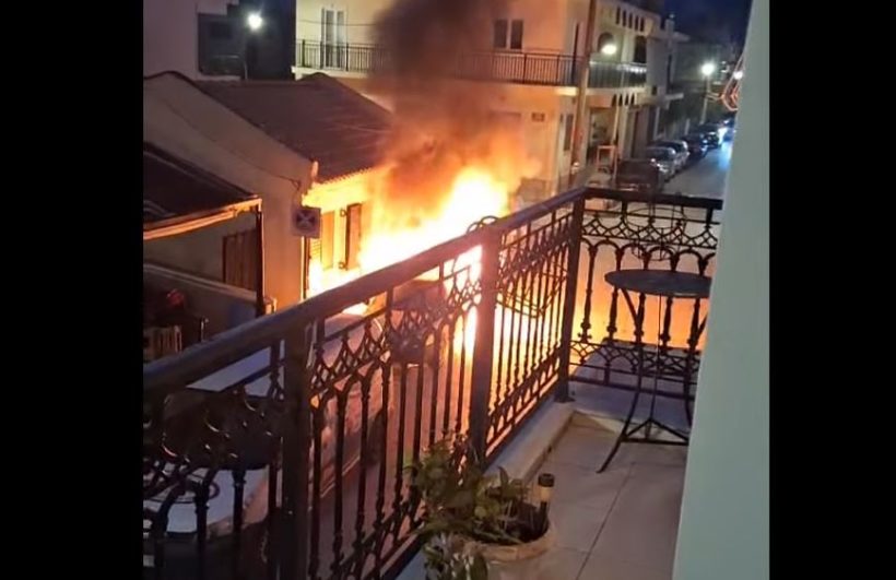 Ζάκυνθος: Αναστάτωση από φωτιά στο κέντρο ΒΙΝΤΕΟ - ΦΩΤΟ