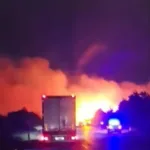 Εκλεισε η ΠΑΘΕ λόγω φωτιάς στο ύψος των Μαλγάρων ΝΕΟΤΕΡΑ