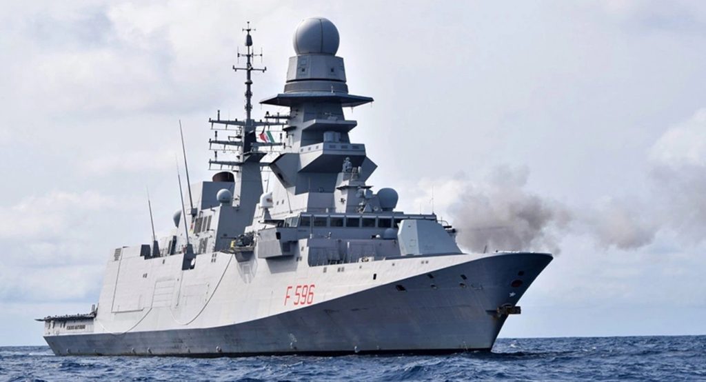 Η ιταλική φρεγάτα «Federico Martinengo»