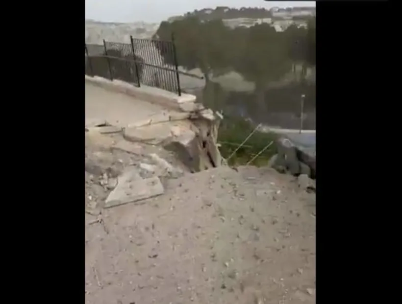 Πύραυλος έπληξε την Παλιά Πόλη της Ιερουσαλήμ ΒΙΝΤΕΟ