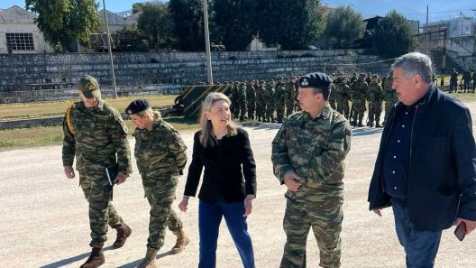 Πάτρα: Στο «αναβαθμισμένο» ΚΕΤΧ η Αλεξοπούλου για τους νεοσύλλεκτους ΦΩΤΟ