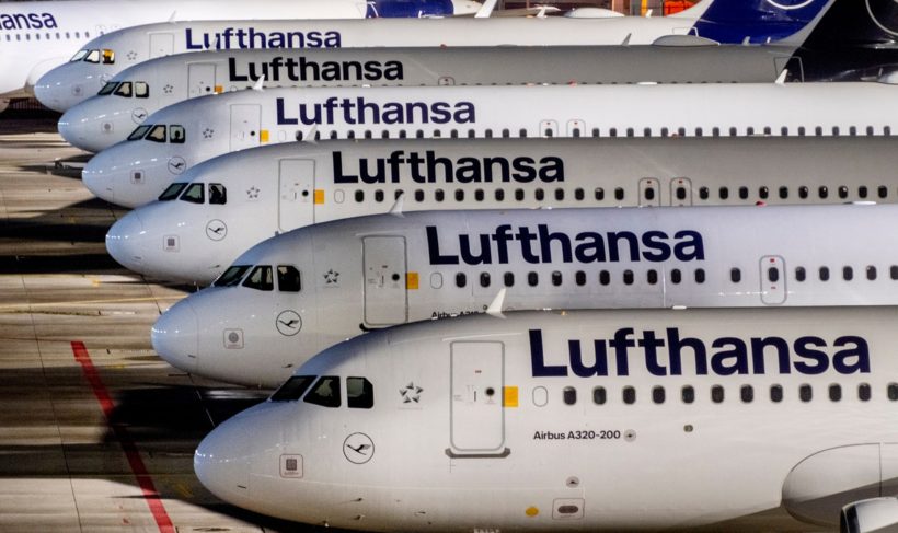 Καθηλώνονται τα αεροπλάνα της Lufthansa