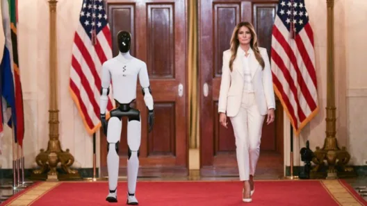 Στον Λευκό Οίκο ανθρωποειδές ρομπότ, η αντίδραση της Μελάνια ΒΙΝΤΕΟ