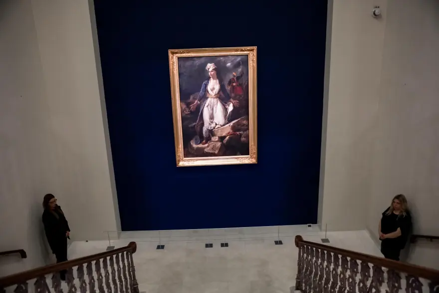 Στο Μεσολόγγι εκτίθεται για πρώτη φορά ο πίνακας του Ντελακρουά για την «Εξοδο» ΦΩΤΟ - ΒΙΝΤΕΟ