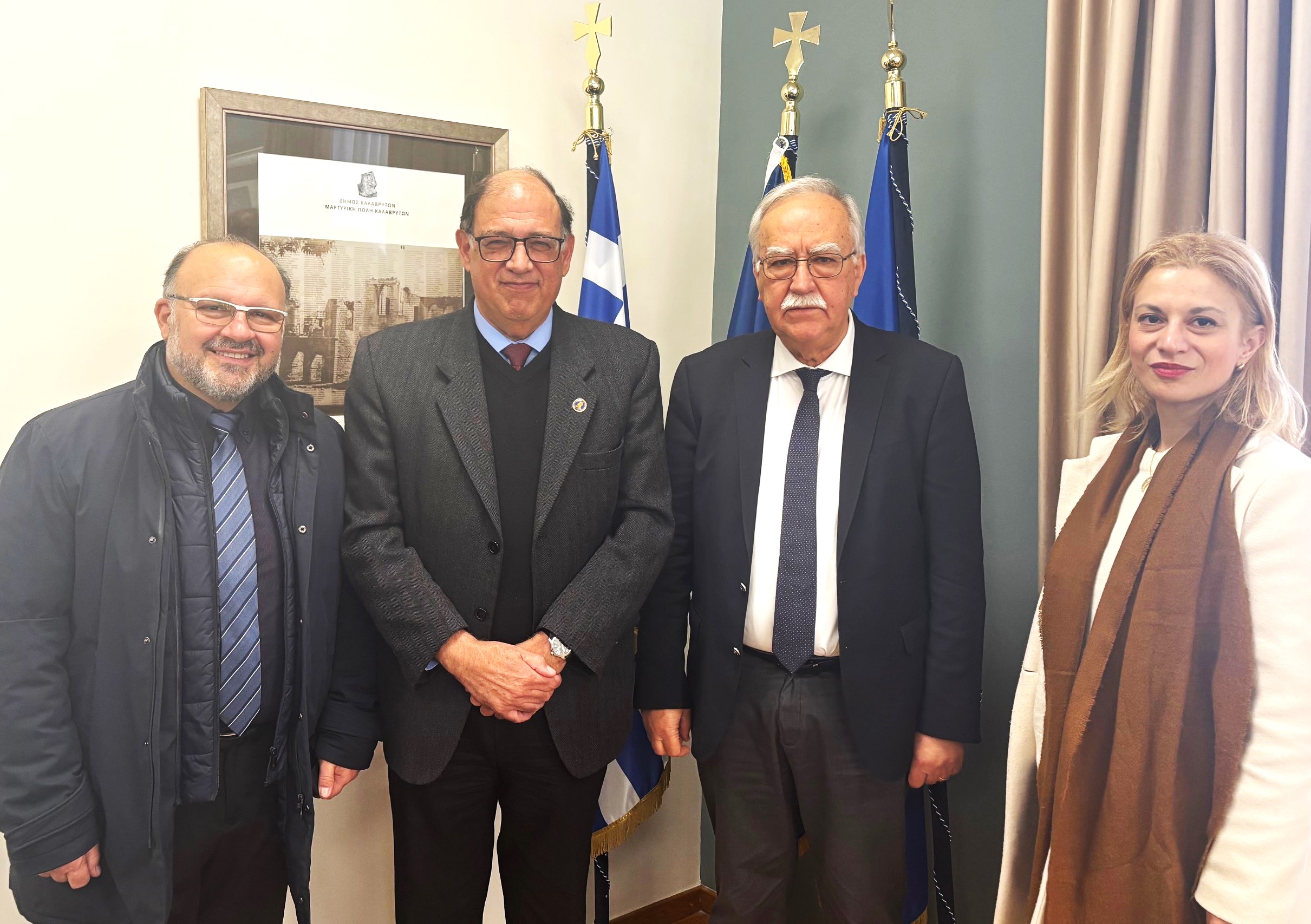 Καλάβρυτα: Επίσκεψη του Πρέσβη του Μεξικού – Συνάντηση με τον δήμαρχο Θ. Παπαδόπουλο