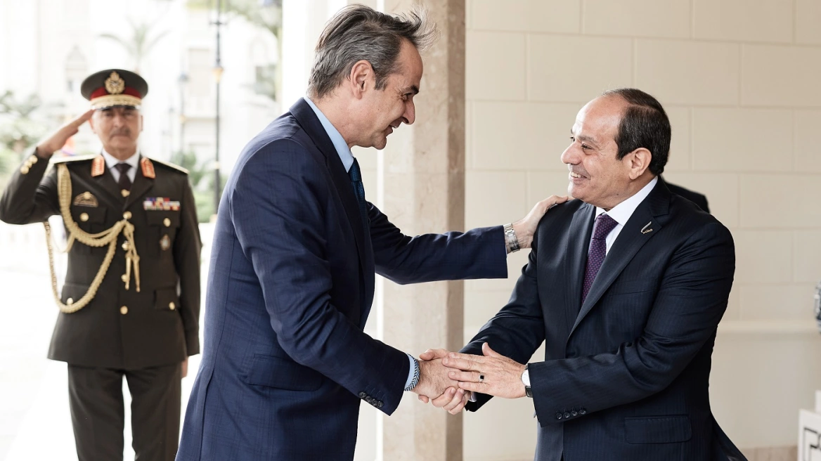 Επικοινωνία Μητσοτάκη με τον πρόεδρο της Αιγύπτου για τη Μέση Ανατολή