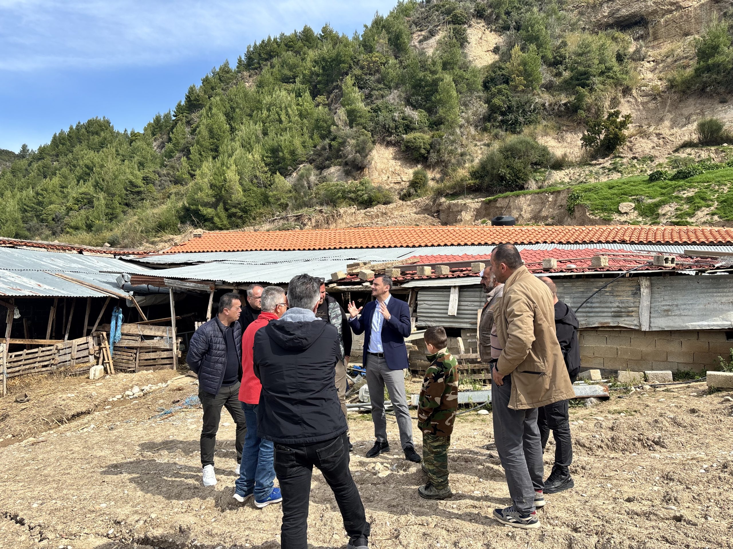 Πύργος: Αυτοψία Ν. Νικολακόπουλου σε πληγείσες περιοχές, επίσκεψη του υφυπουργού  Κ.Κατσαφάδου ΦΩΤΟ