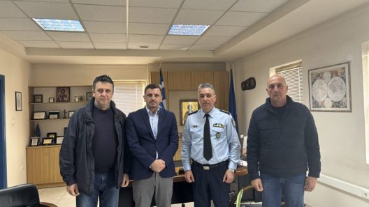 Πύργος: Επί τάπητος ζητήματα της ΕΛΑΣ, συνάντηση Νικολακόπουλου - Μασούρα