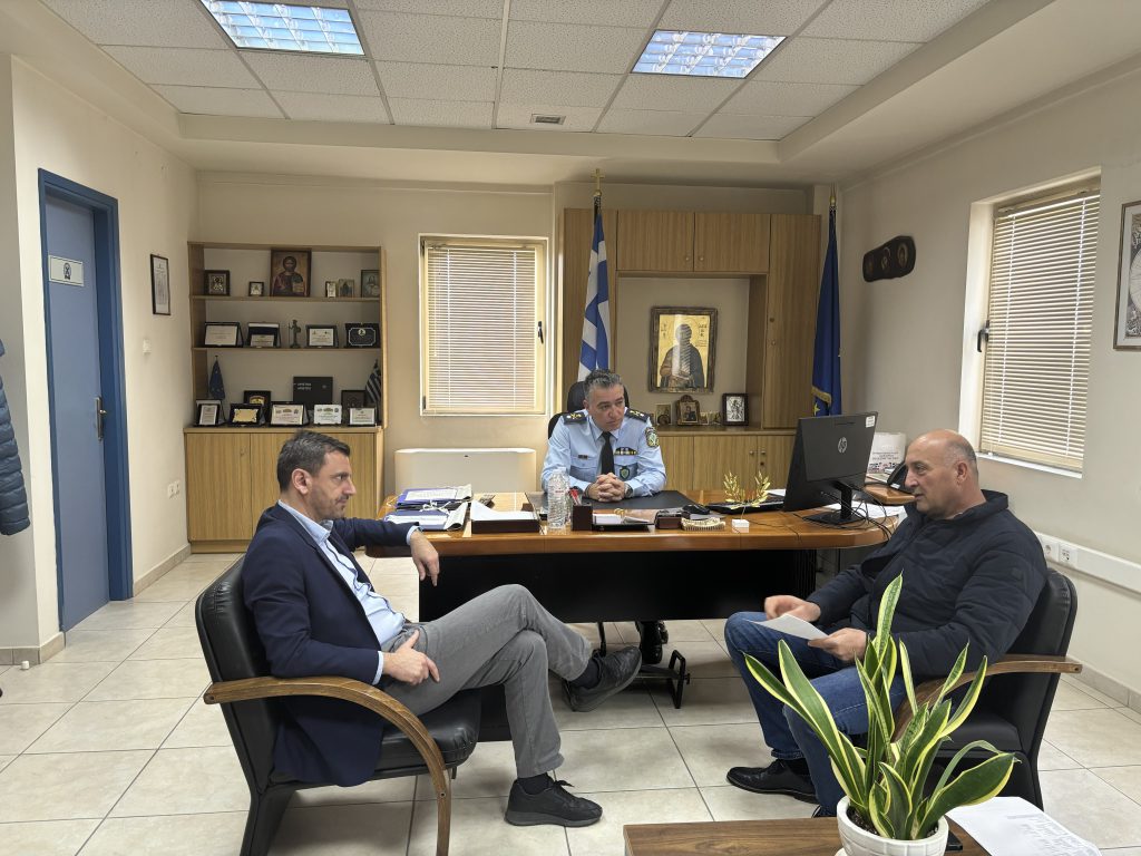 Πύργος: Επί τάπητος ζητήματα της ΕΛΑΣ, συνάντηση Νικολακόπουλου - Μασούρα