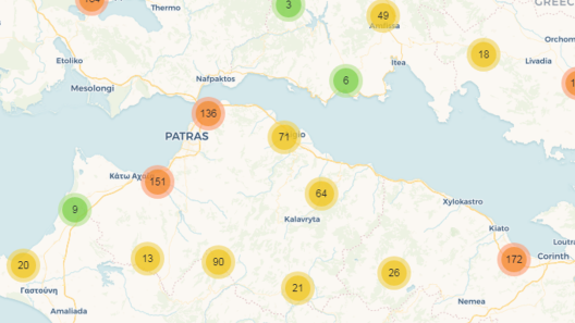 Ο ψηφιακός χάρτης με τα ασφαλή σημεία συγκέντρωσης, στην Πάτρα