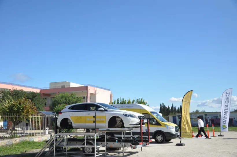 Η «Ολυμπία Οδός» με βιωματικές εκπαιδεύσεις Οδικής Ασφάλειας σε σχολεία και ένα στρατόπεδο της Αχαΐας ΦΩΤΟ