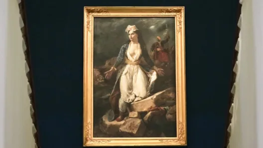 Στο Μεσολόγγι εκτίθεται για πρώτη φορά ο πίνακας του Ντελακρουά για την «Εξοδο» ΦΩΤΟ - ΒΙΝΤΕΟ