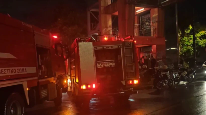 Μεταξουργείο: Ενας νεκρός από φωτιά σε παλιό κτίριο