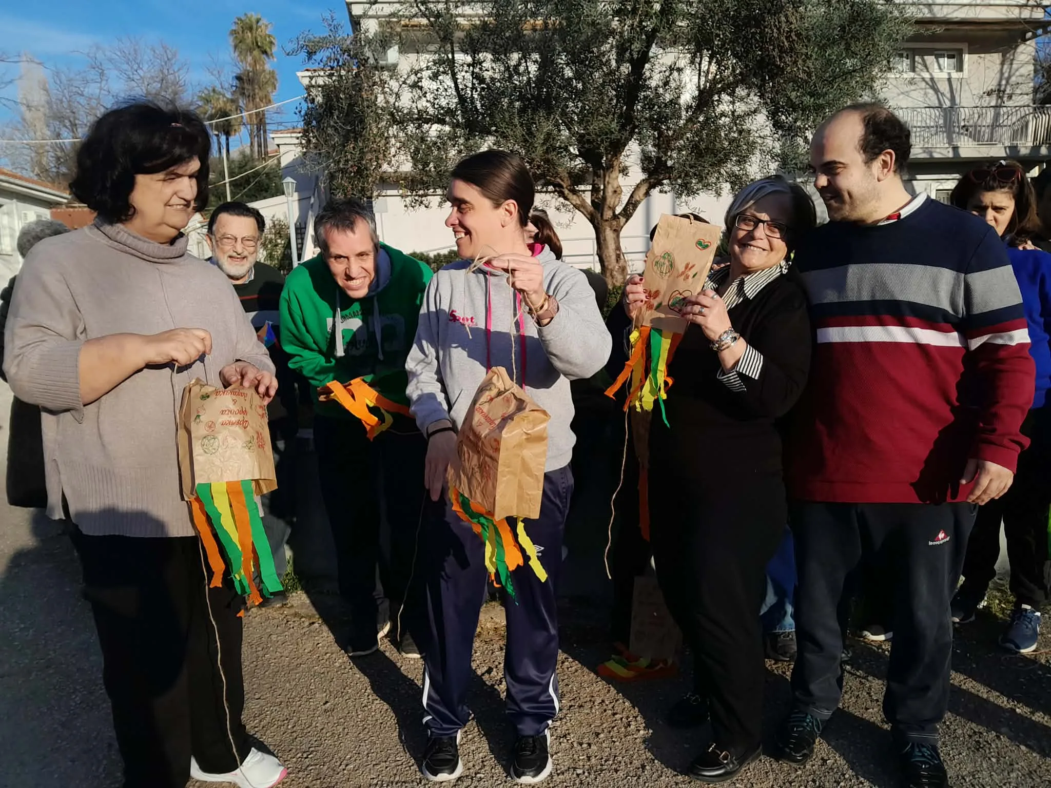 Το σπιράλ του Π. Ψωμά στη «Μέριμνα» για δράση με  χαρταετούς ΦΩΤΟ