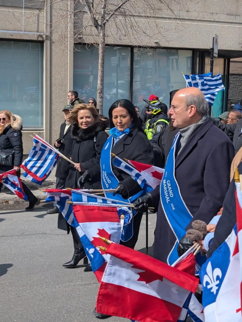 Στο Μόντρεαλ με ομογενείς η Χριστίνα Σταρακά για την 25η Μαρτίου ΦΩΤΟ