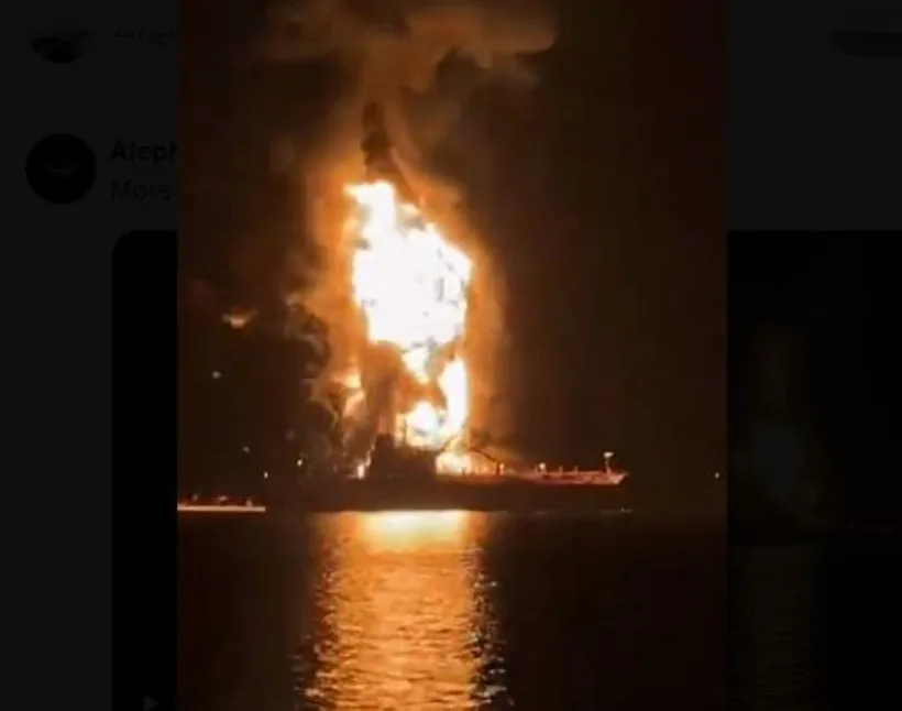 Εικόνες από τη διάσωση του πληρώματος του ελληνόκτητου «Zefyros» στον Περσικό ΒΙΝΤΕΟ